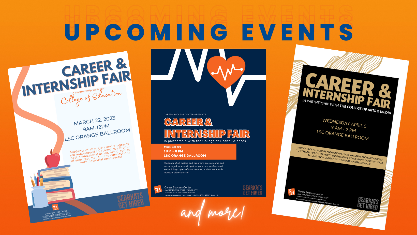 Upcoming Events March 2023